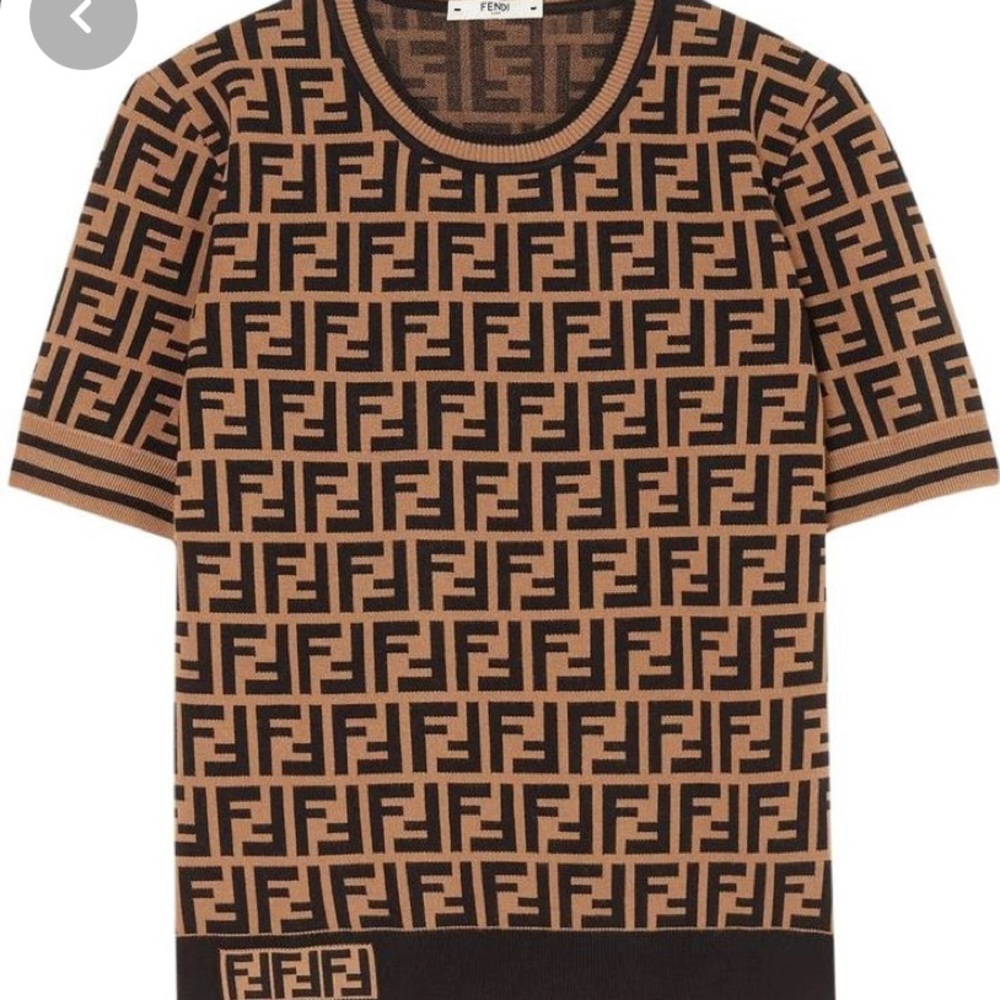 Fendi- Pullover FF Viscone